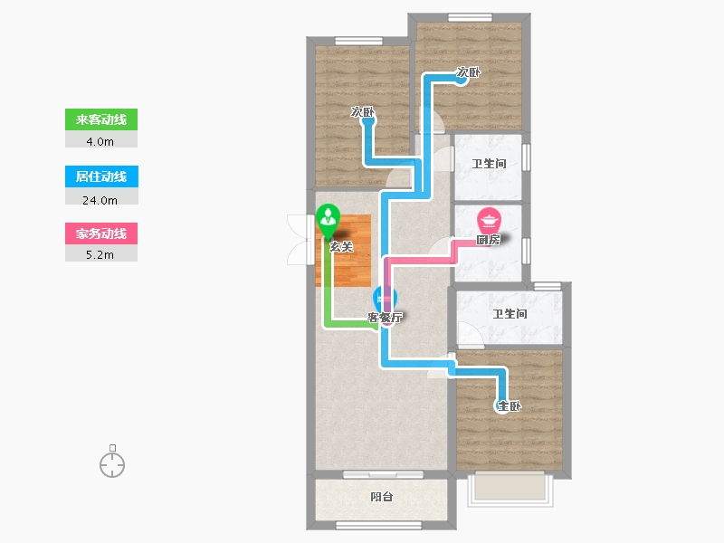 河北省-石家庄市-滨江荣盛华府-89.02-户型库-动静线