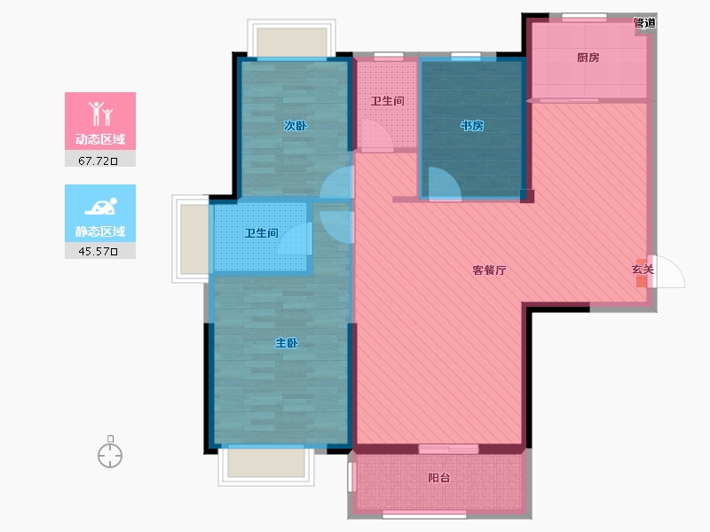 福建省-莆田市-武夷木兰都-101.60-户型库-动静分区