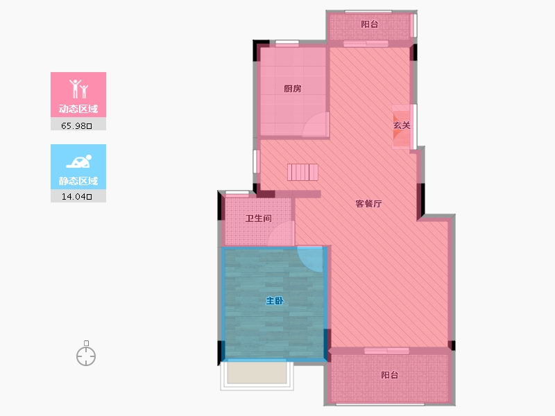 江西省-赣州市-嘉和半岛-71.23-户型库-动静分区