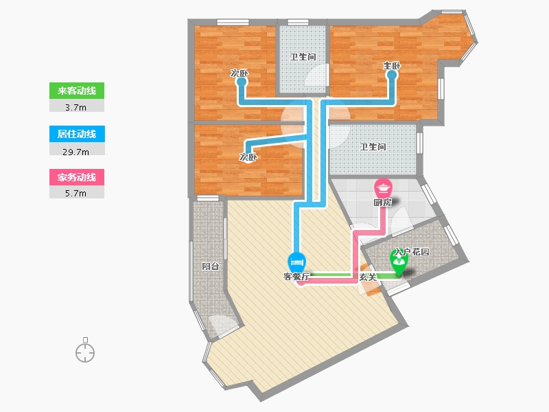 四川省-成都市-润扬.双河鹭岛-100.68-户型库-动静线