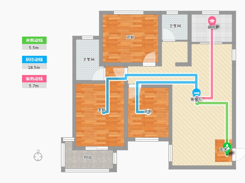 河南省-郑州市-巩义市清河湾-92.26-户型库-动静线