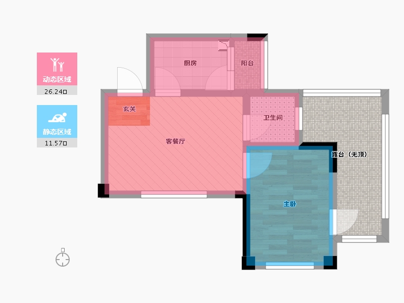 四川省-成都市-街子印象-40.61-户型库-动静分区