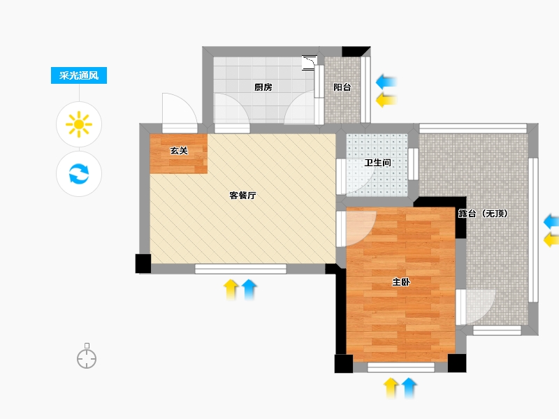 四川省-成都市-街子印象-40.61-户型库-采光通风