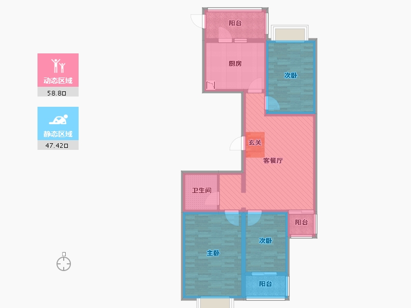 山西省-吕梁市-中央原著-92.09-户型库-动静分区