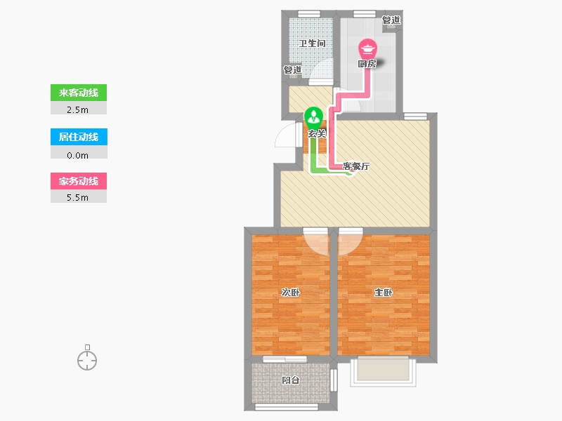 山东省-济宁市-运河怡居城-59.38-户型库-动静线