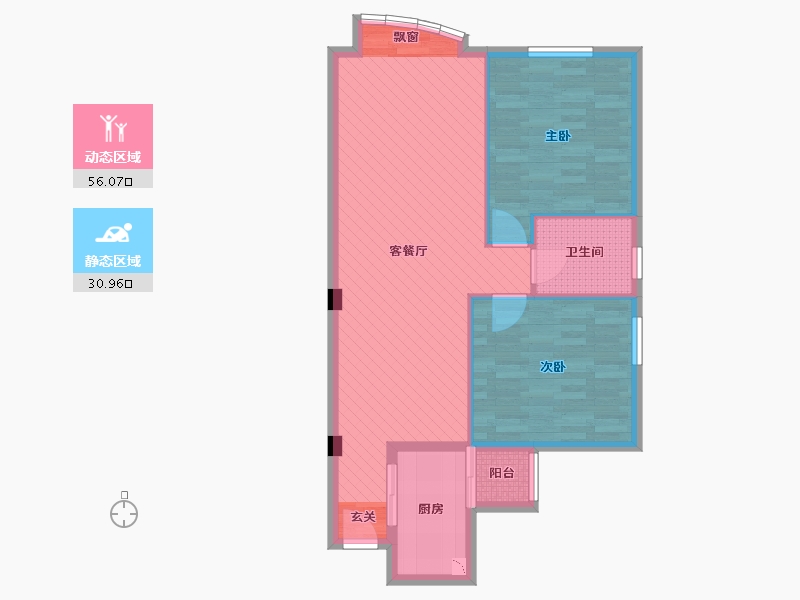 河南省-南阳市-星旺家园-78.30-户型库-动静分区