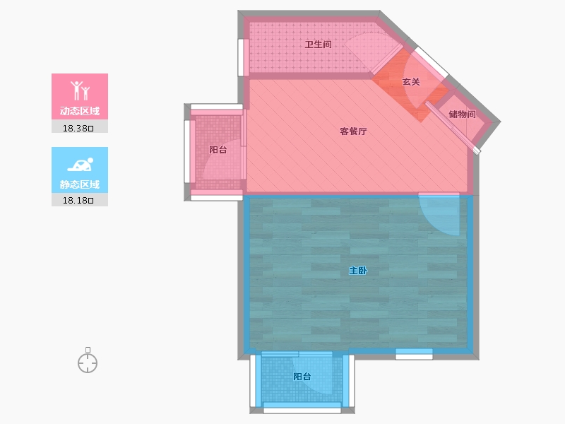 北京-北京市-西坝河西里-31.82-户型库-动静分区