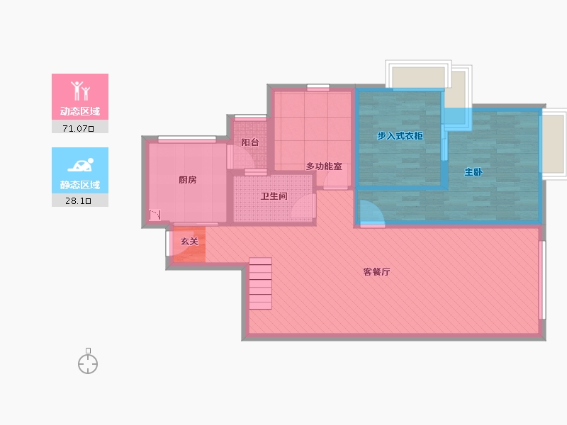 湖北省-黄冈市-首府壹号-87.92-户型库-动静分区