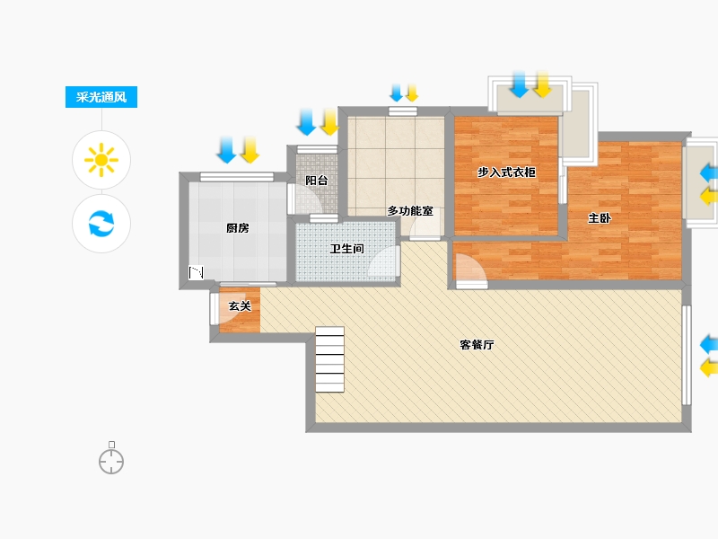 湖北省-黄冈市-首府壹号-87.92-户型库-采光通风