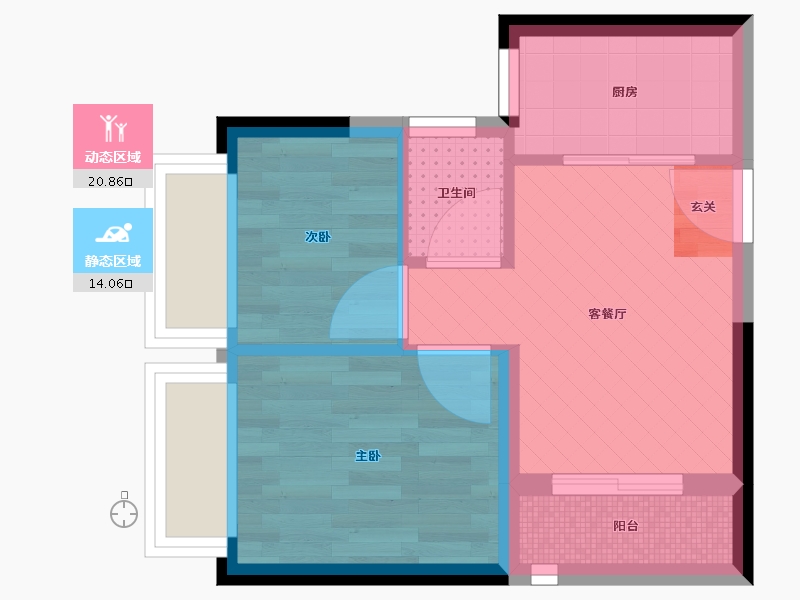 广东省-广州市-南悦花园-29.50-户型库-动静分区