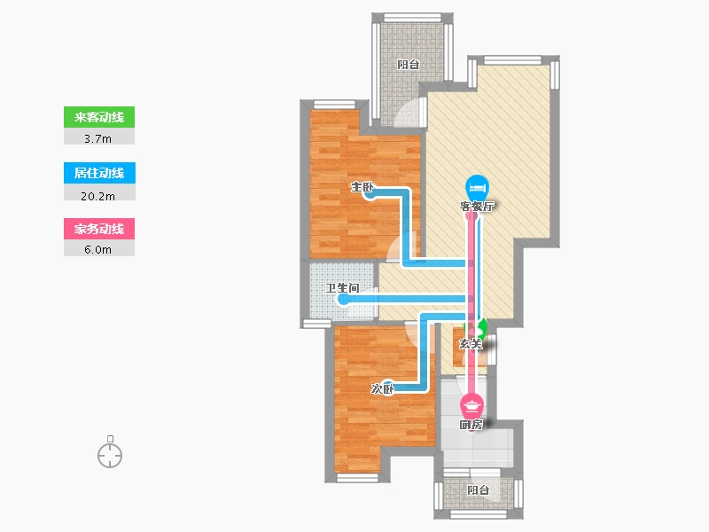 四川省-成都市-蓝谷地一期-62.58-户型库-动静线