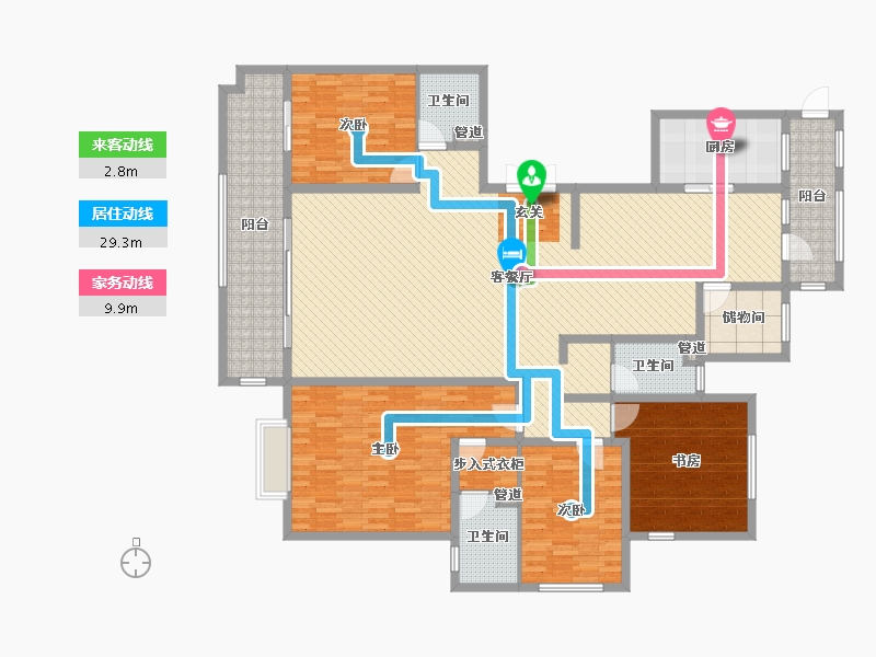 山东省-临沂市-美多现代城-201.94-户型库-动静线