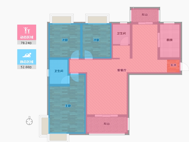 河南省-平顶山市-美林湖-114.00-户型库-动静分区