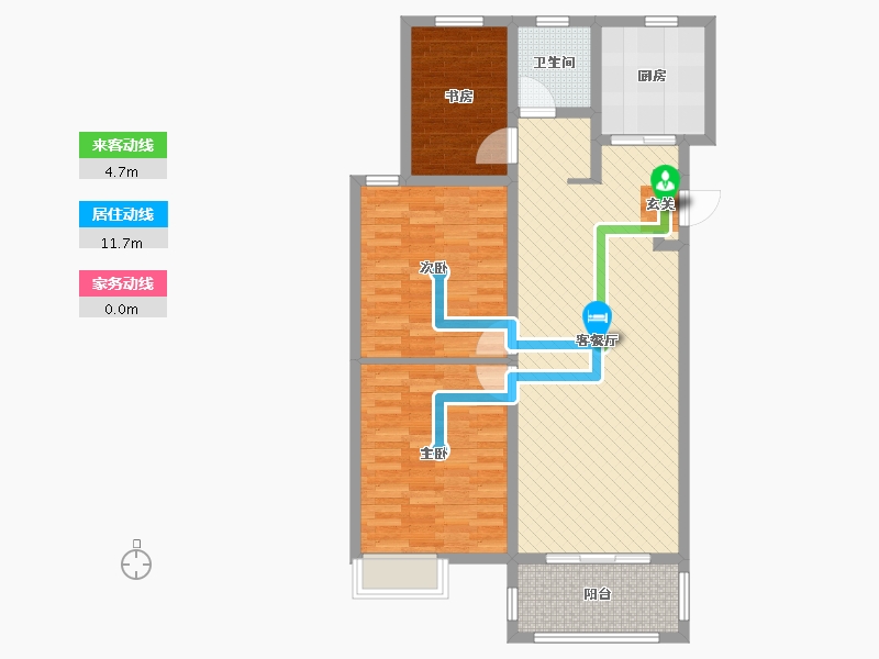 江苏省-盐城市-一品世家-92.80-户型库-动静线