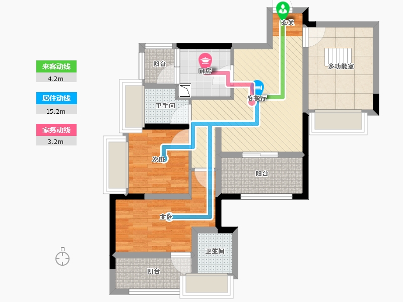 四川省-成都市-同森锦熙-67.78-户型库-动静线