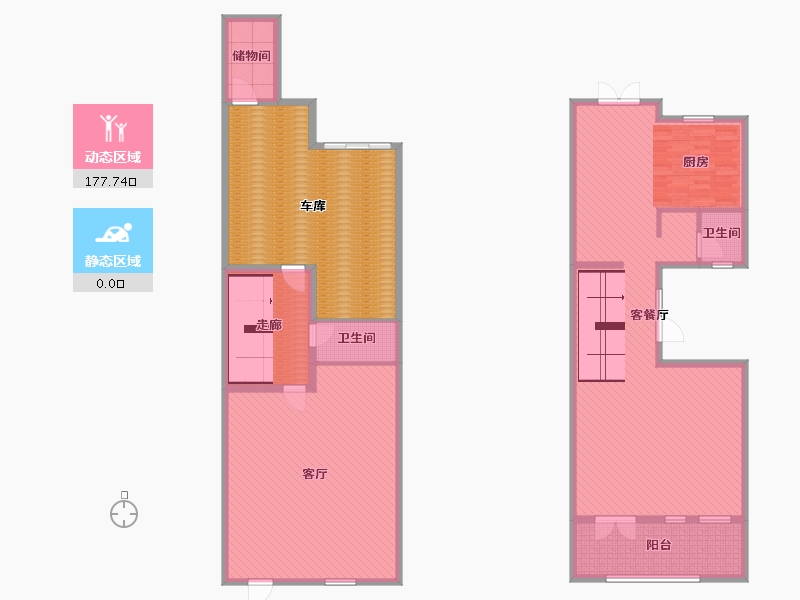 浙江省-台州市-万宏家园-200.00-户型库-动静分区