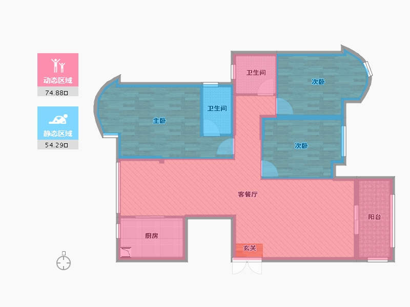 江苏省-连云港市-财润山海观-116.00-户型库-动静分区