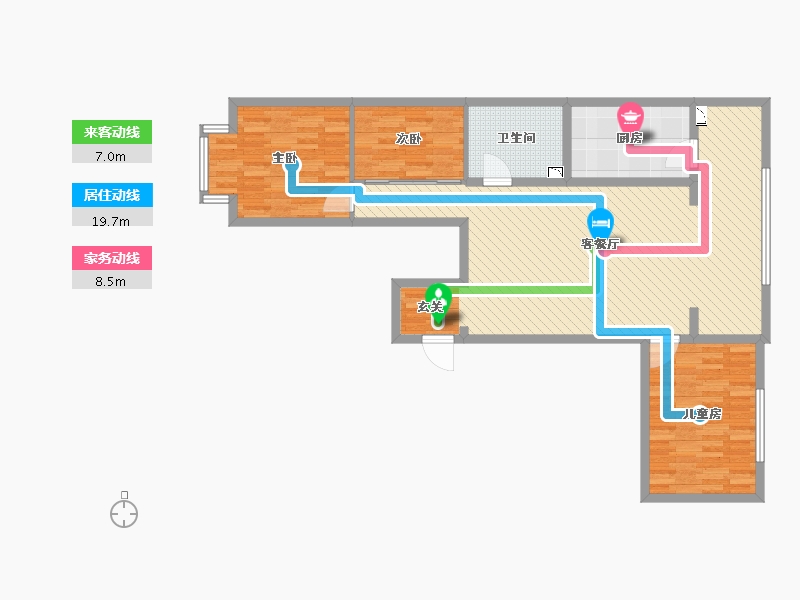 黑龙江省-哈尔滨市-恒祥城-99.20-户型库-动静线