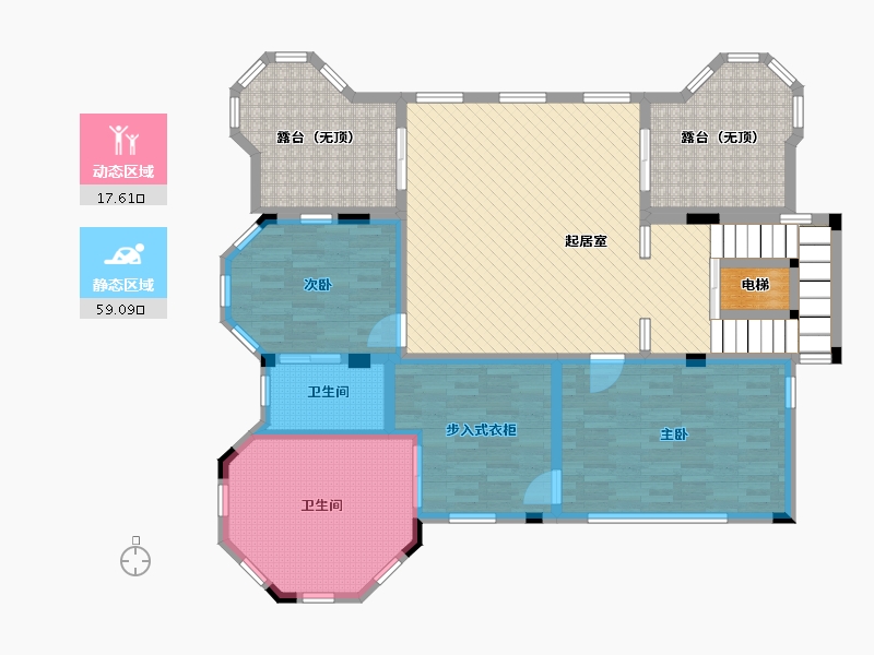 广东省-广州市-琶洲一号-141.06-户型库-动静分区