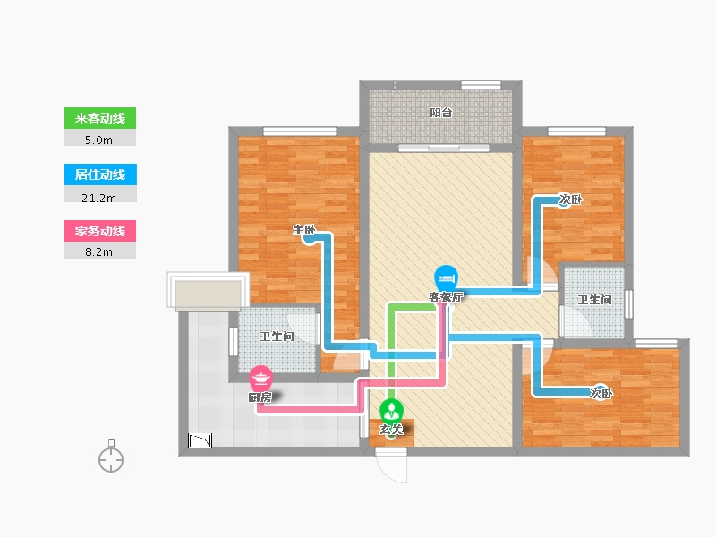 河南省-商丘市-永顺东方塞纳-97.44-户型库-动静线