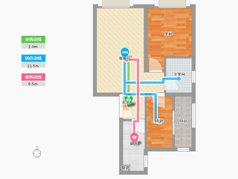 河南省-郑州市-汇泉西悦城-48.13-户型库-动静线