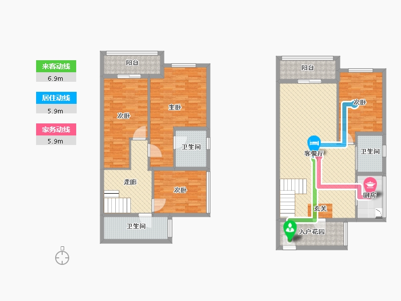 广东省-河源市-名门世家-136.97-户型库-动静线