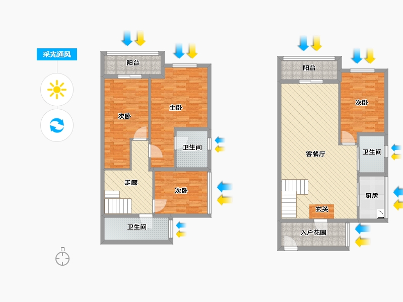 广东省-河源市-名门世家-136.97-户型库-采光通风