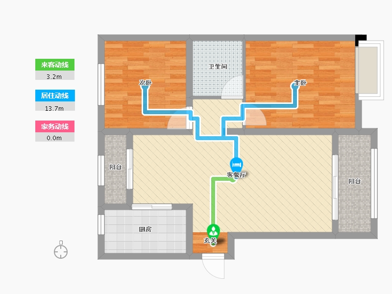 甘肃省-定西市-龙湾半岛3期-70.93-户型库-动静线