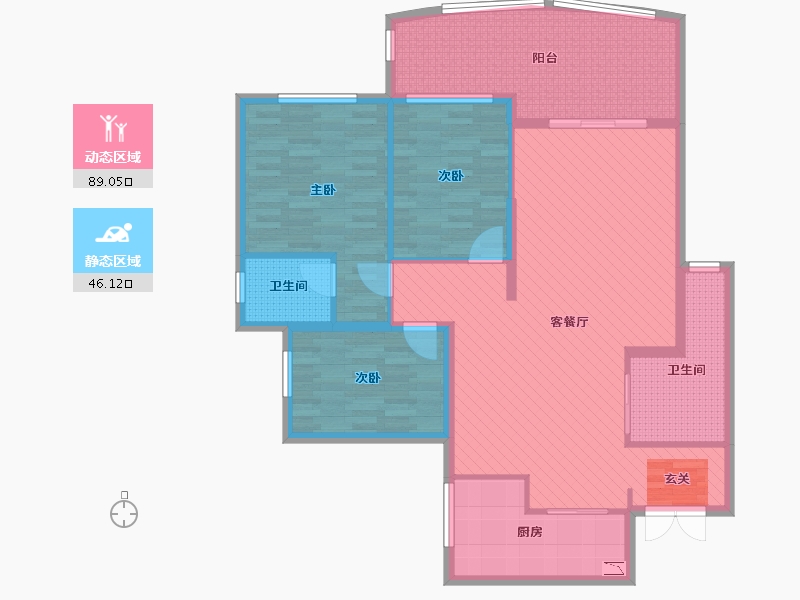 贵州省-六盘水市-未来之城-121.44-户型库-动静分区