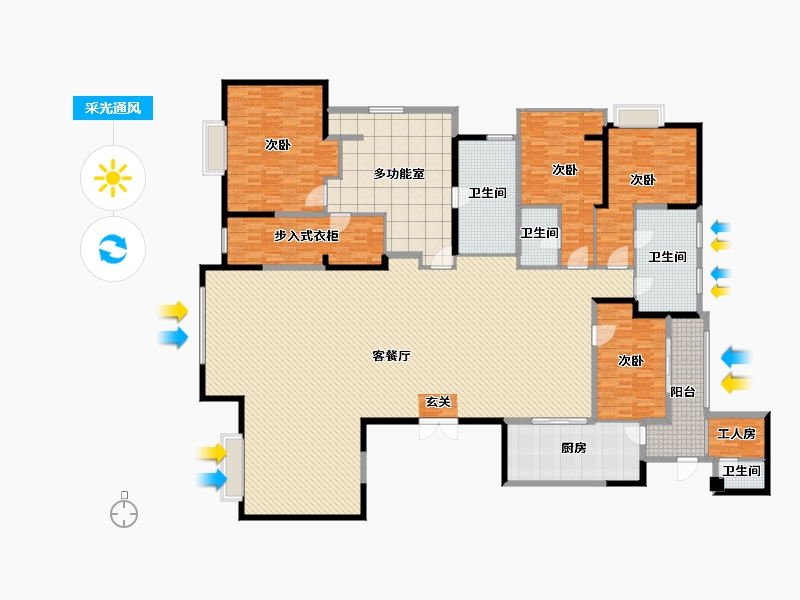 云南省-昆明市-世博首岸-340.00-户型库-采光通风