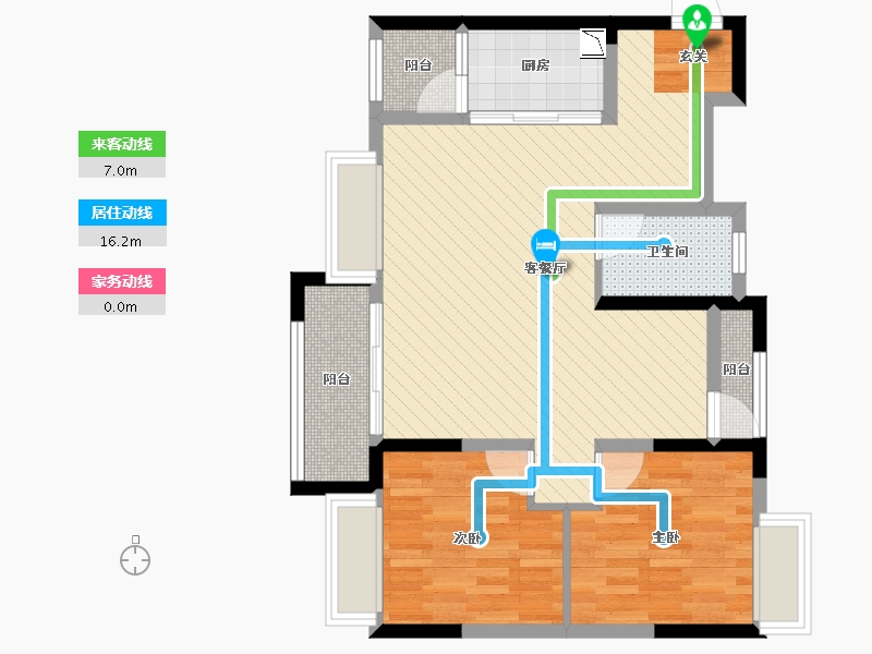 四川省-遂宁市-悦城-74.06-户型库-动静线