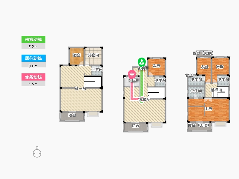 四川省-自贡市-燊海森林-294.67-户型库-动静线