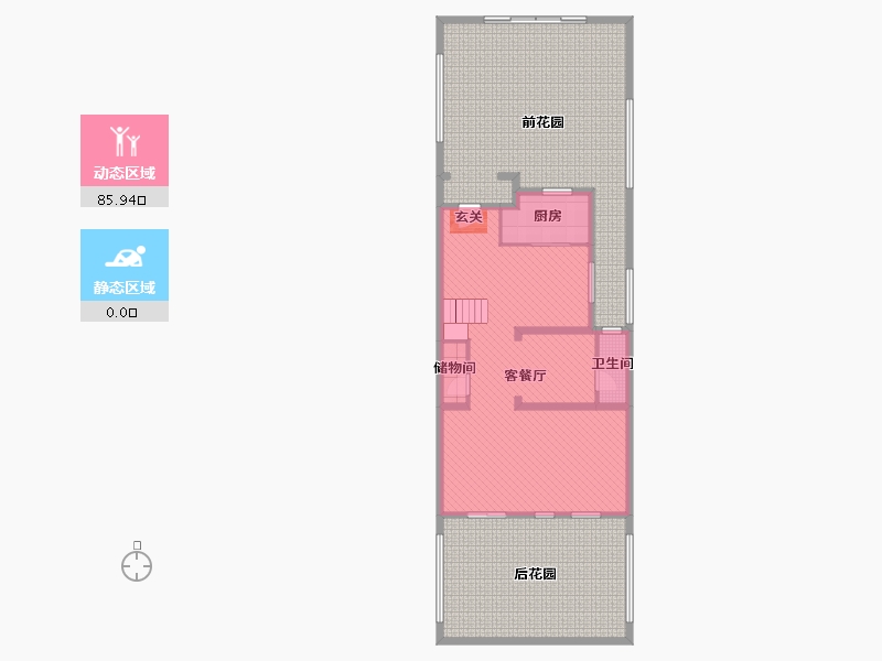 广东省-广州市-金地公园上城-168.09-户型库-动静分区