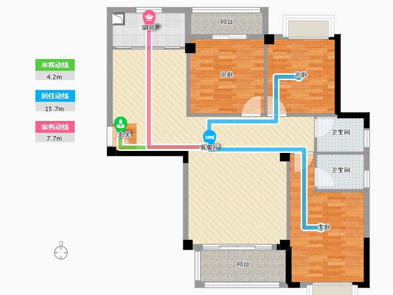 福建省-泉州市-紫帽-98.96-户型库-动静线