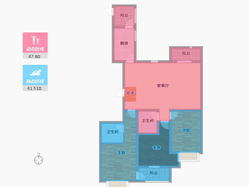 山西省-运城市-信合名都-112.98-户型库-动静分区