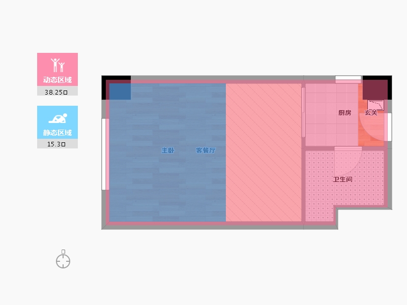 浙江省-杭州市-金隅空港公馆-34.47-户型库-动静分区