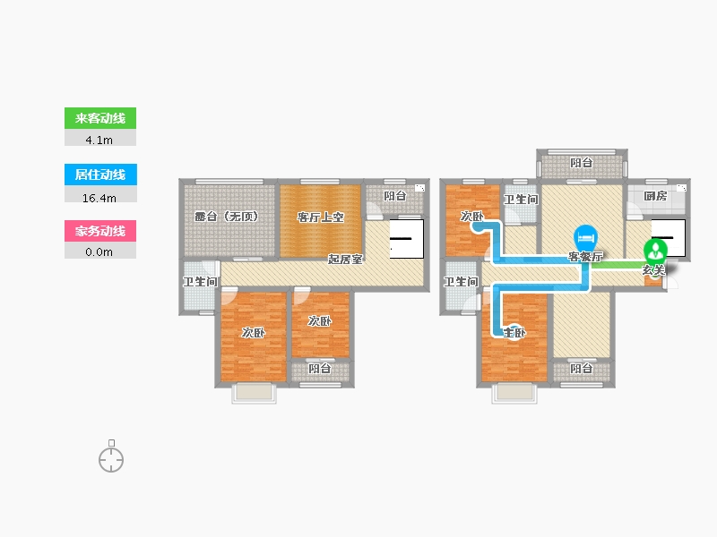 河南省-周口市-辅仁.森林湖畔-188.02-户型库-动静线