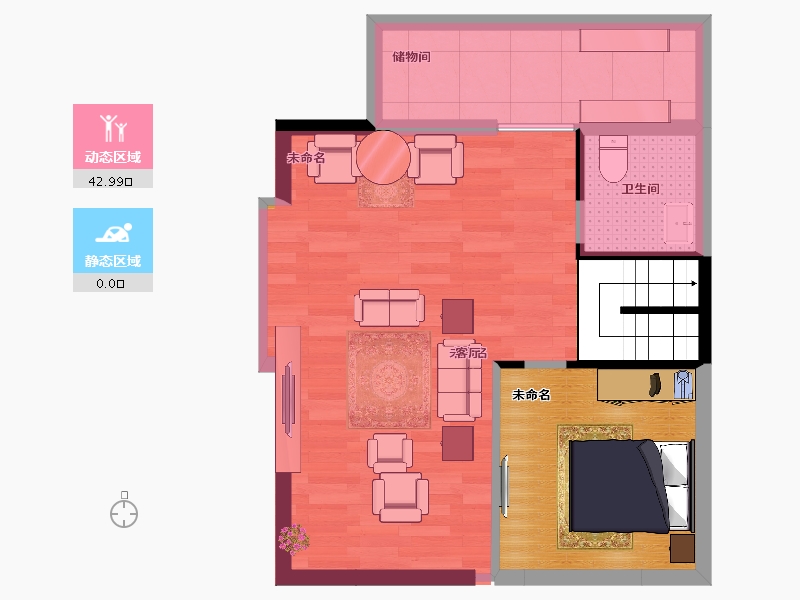 河北省-廊坊市-我的作品-51.36-户型库-动静分区