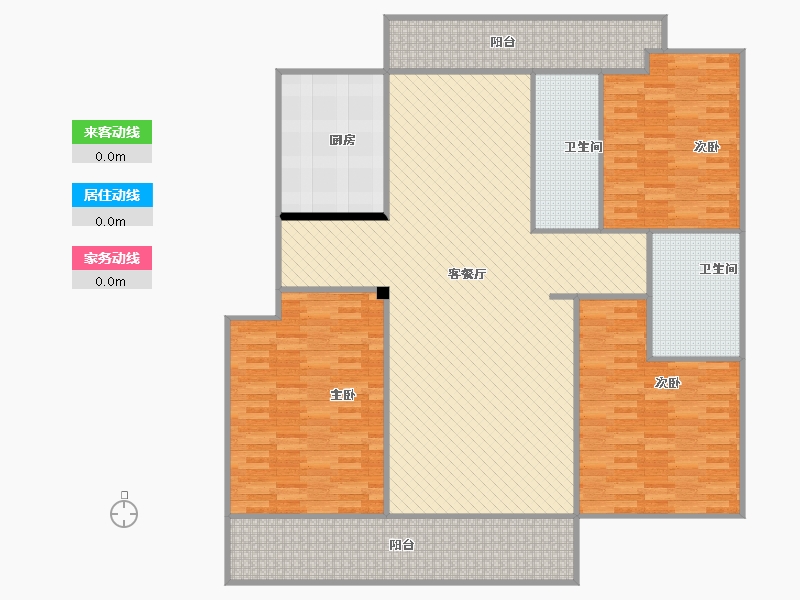 浙江省-嘉兴市-绿城玉兰花园146-168.83-户型库-动静线