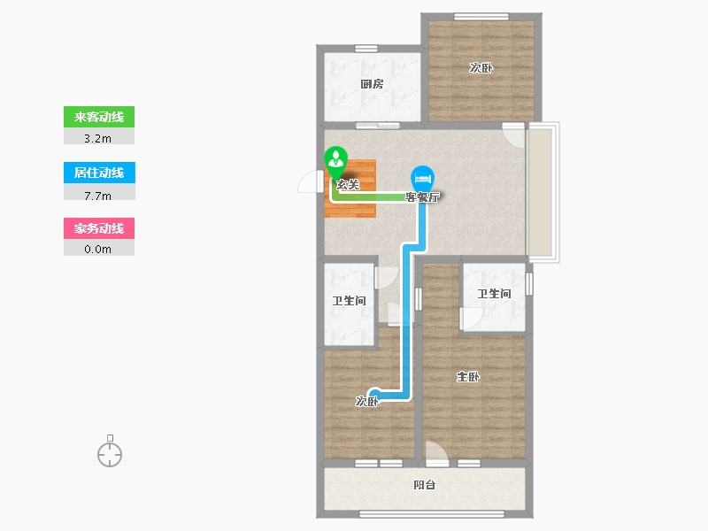 山东省-青岛市-海尔产城创衡山学府-92.80-户型库-动静线