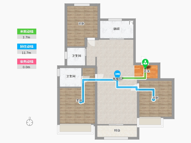 山东省-青岛市-中建锦绣天地-100.80-户型库-动静线