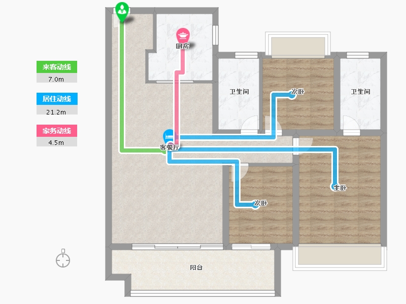 河南省-信阳市-固始建业未来城-97.78-户型库-动静线