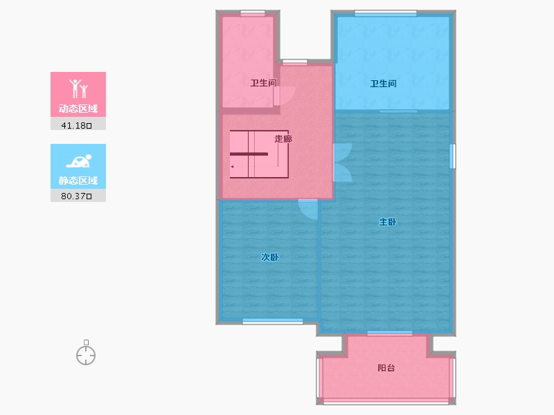 江苏省-南通市-万科翡翠东第（万科院子）-112.00-户型库-动静分区