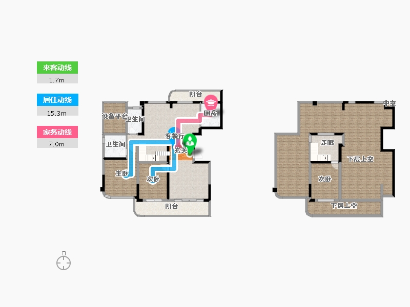 四川省-成都市-德商御�Z天骄-255.92-户型库-动静线