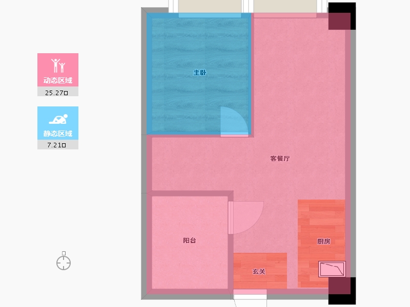 湖南省-长沙市-金地中交麓谷香颂-28.55-户型库-动静分区