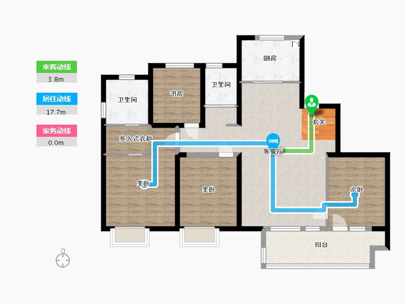 山东省-临沂市-临沂滨河万达广场-116.00-户型库-动静线