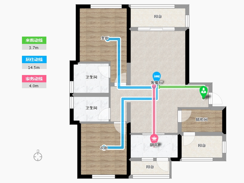 四川省-成都市-新景璟誉府-82.83-户型库-动静线