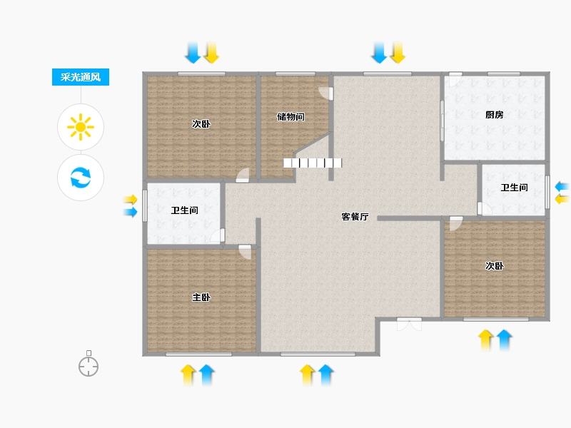 河北省-保定市-永安路-360.00-户型库-采光通风