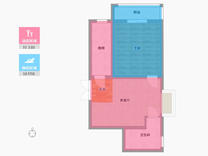 河北省-廊坊市-卓立金领域-45.47-户型库-动静分区