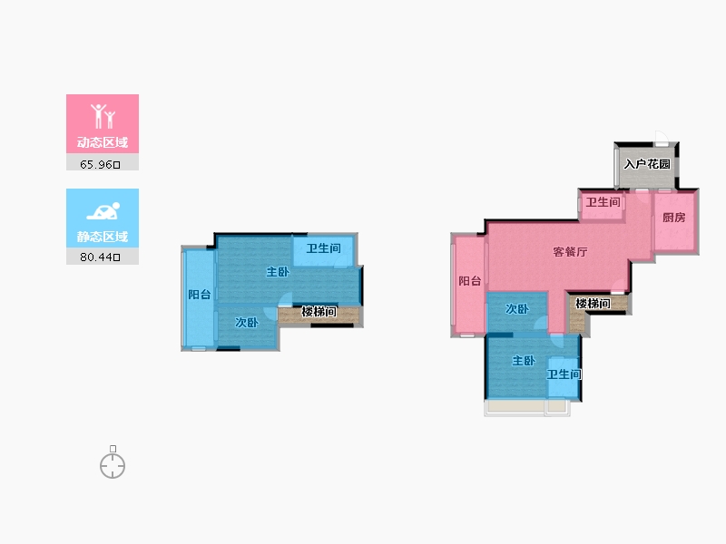 广东省-广州市-保利和光晨樾-148.44-户型库-动静分区